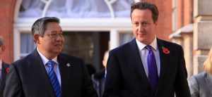 Susilo Bamband Yudhoyono und David Cameron