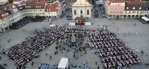 öffentliches Fastenbrechen in Ludwigsburg