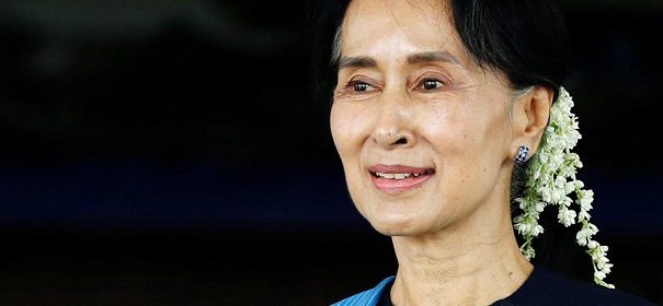 Suu Kyi © Facebook, bearbeitet by iQ.