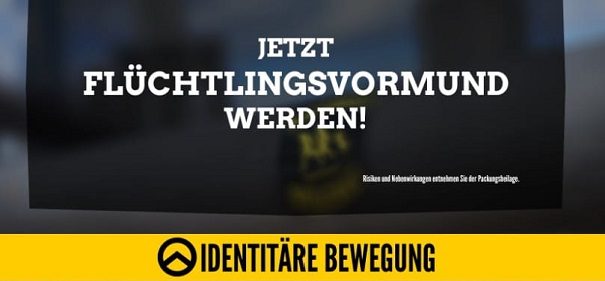 Identitäre Bewegung © Facebook, bearbeitet by iQ.