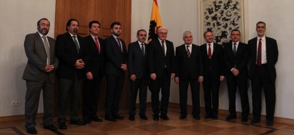 Muslimische Vertreter aus Deutschland zu Gast bei dem Bundespräsidenten Frank-Walter Steinmeier. © AA