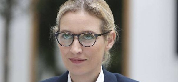 AfD, Alice Weidel, Spitzenkandidatin © Facebook, bearbeitet by iQ.