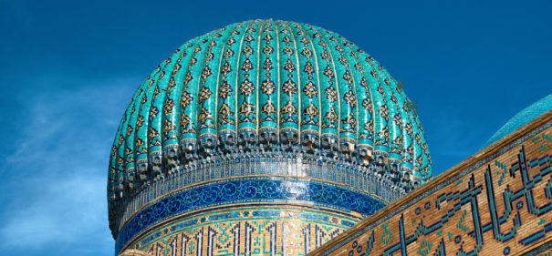 Das Mausoleum für Hodscha Ahmed Yasawi. © shutterstock