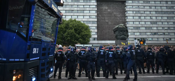 rechtsextreme Demonstration in Chemnitz