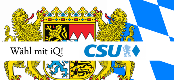 Landtagswahlen in Bayern - CSU