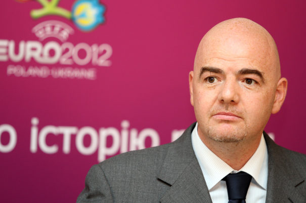 FIFA-Chef Gianni Infantino (c)shutterstock, bearbeitet by iQ