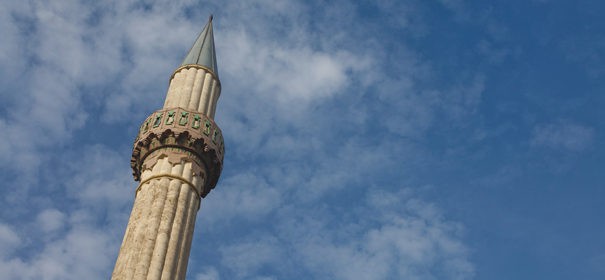 Gebetsruf Minarett,