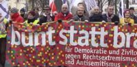 Demo gegen Rechtsextremismus