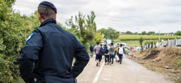 Symbolbild: Kroatische Polizei © Shutterstock, bearbeitet by iQ.