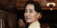 Aung San Suu Kyi (c)shutterstock, bearbeitet by iQ