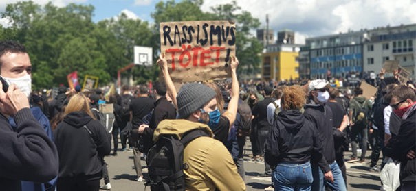 Demonstration in Dresden © @zynplnd, bearbeitet iQ
