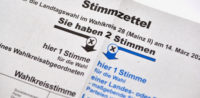 Wahlen Stimmzettel