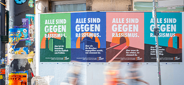 Claim stellt Meldeportal für antimuslimische Vorfälle vor © Claim, bearbeitet by iQ