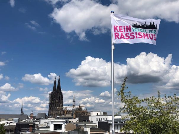 Kein Veedel für Rassismus (c)Facebook, bearbeitet by iQ
