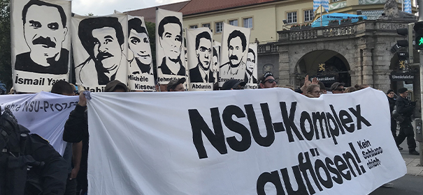 Demonstration zum Gedenken an die NSU-Opfer in München © AA, bearbeitet by iQ.