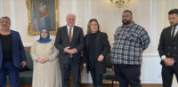 Bundespräsident Frank Walter Steinmeier empfängt Angehörige des Brandanschlags in Mölln © AA, bearbeitet by iQ.