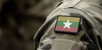 Militär Uniform in Myanmar © Shutterstock, bearbeitet by iQ