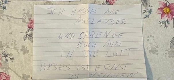 Moschee in Bremen erhält Drohbrief (c)privat