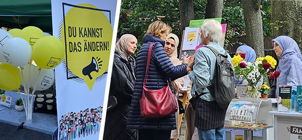 "Du kannst das ändern" - Bundesweite Straßenaktion der IGMG-Frauen