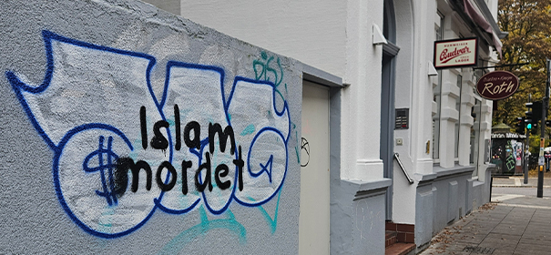 Islamfeindliche Schmierereien in Hamburg