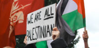 Solidarität mit Palästina © shutterstock, bearbeitet by iQ