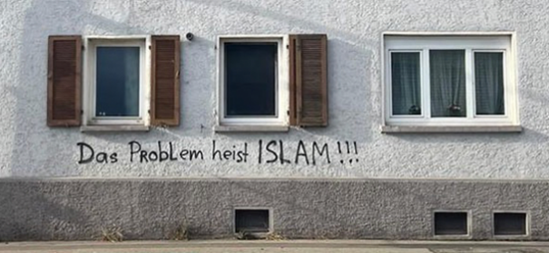 islamfeindliche Schmierereien Offenburg