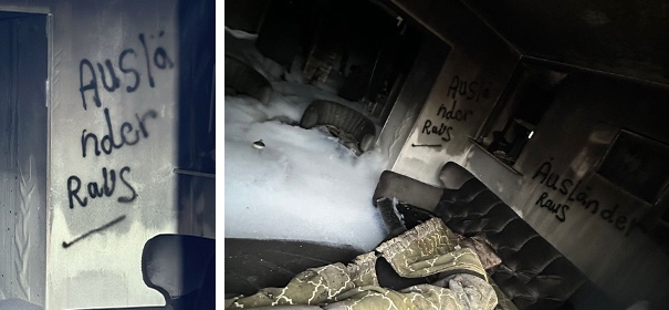 Rassistisch motivierte Brandstiftung in Wächtersbach (c)privat, bearbeitet by iQ