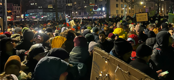 Demos gegen AfD Köln © Twitter @Shubik1