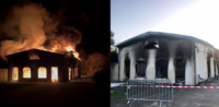 Moschee in Brand gesetzt, Frankreich