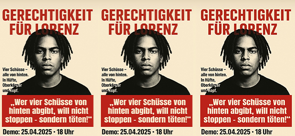 Gerechtigkeit für Lorenz - Aufruf zur Demo