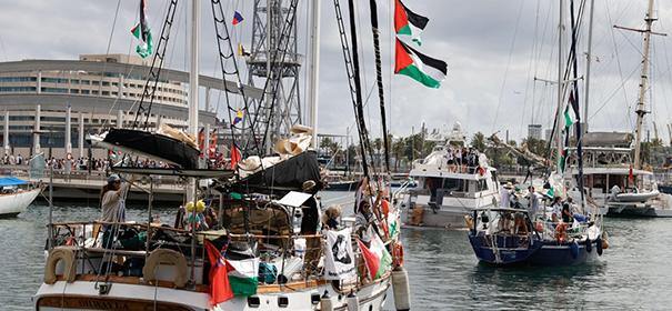 Global Sumud Flotilla - © Anadolu Ajans, bearbeitet by iQ