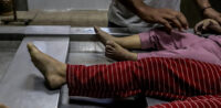 Kinder in Gaza © Anadolu Images, bearbeitet by iQ.