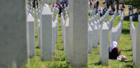 Gedenkstätte in Srebrenica