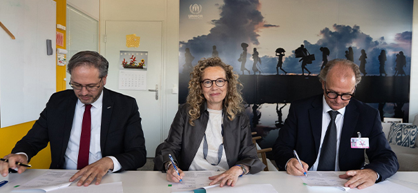 Hasene und UNHCR vereinbaren Zusammenarbeit in der Flüchtlingshilfe