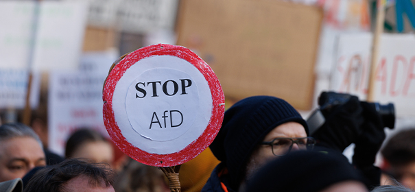 'Stop AfD' - Demo gegen AfD